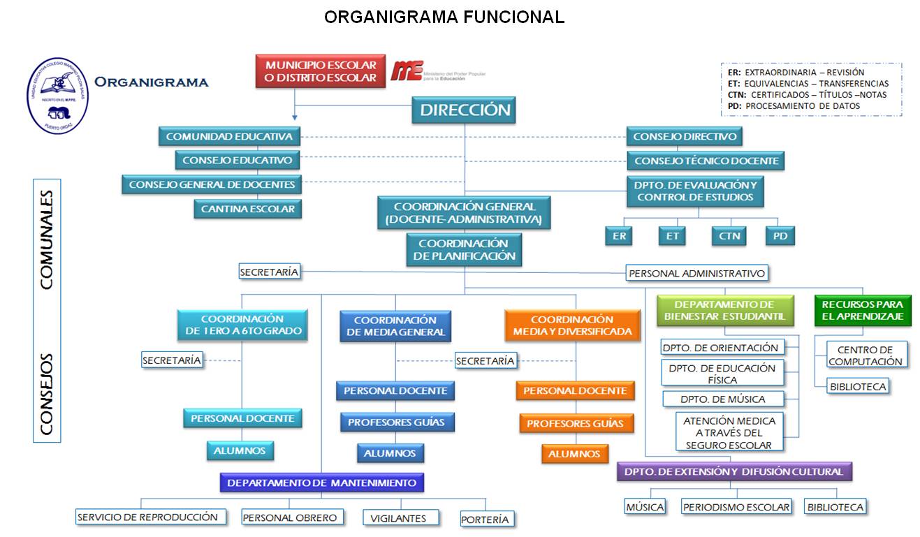 Organigrama - Mariano Picón Salas
